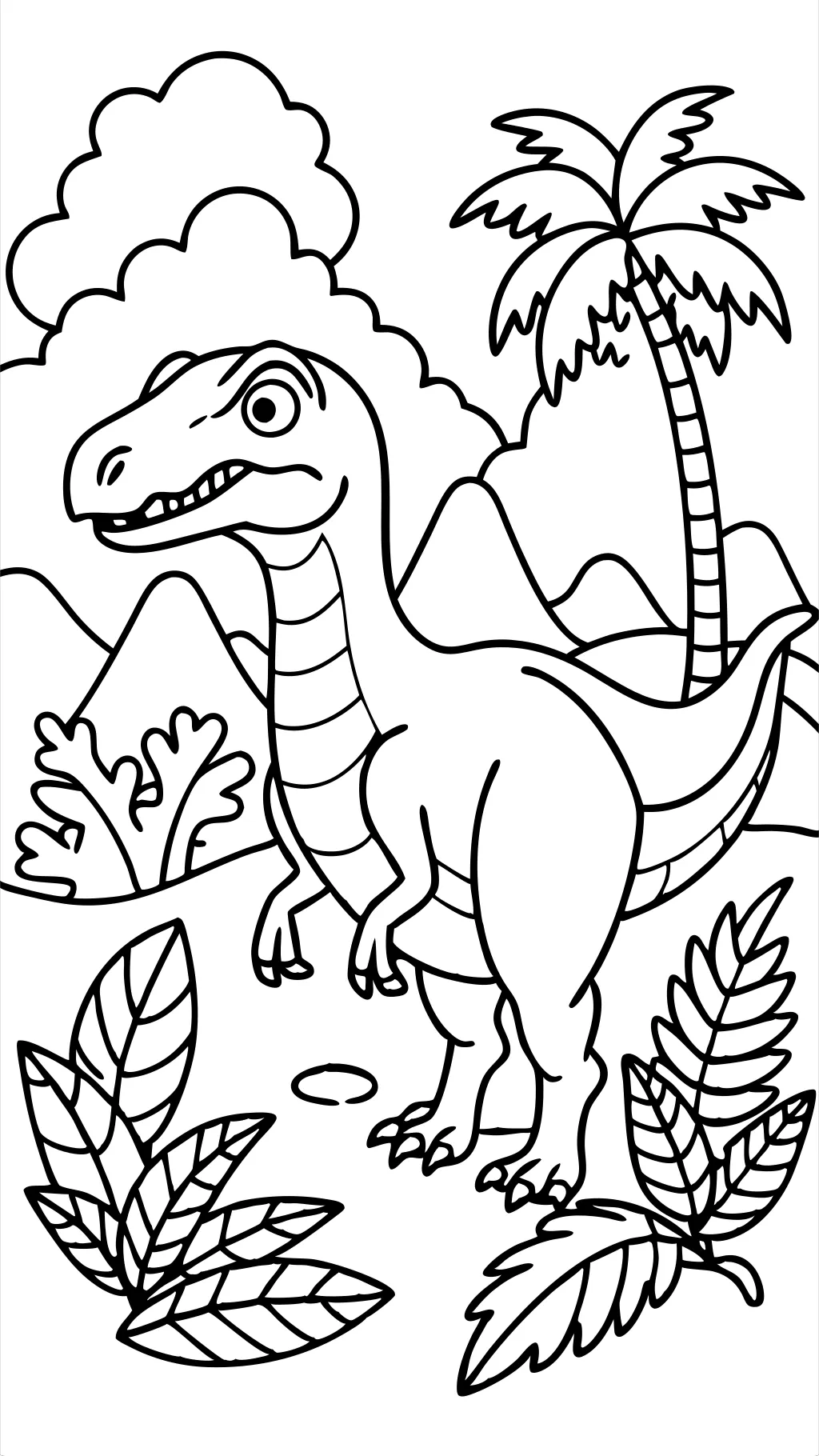 Página para colorear de Raptor